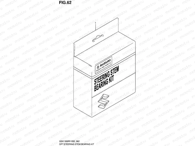 62 - STEERING STEM BEARING KIT