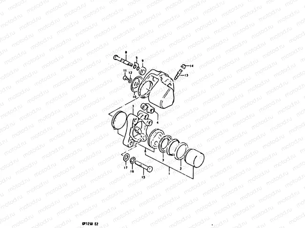 63 - CALIPERS (GP125X/D)