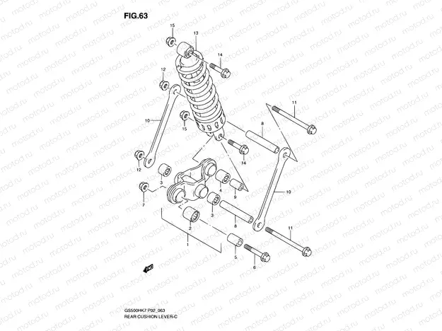 63 - CUSHION LEVER