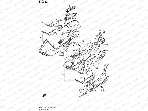 63 - FOOTBOARD