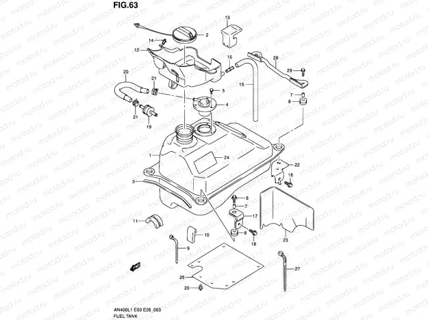 63 - FUEL TANK (AN400L1 E03)