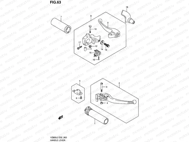 63 - HANDLE LEVER