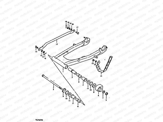 63 - REAR SWINGING ARM