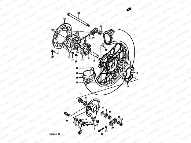 63 - REAR WHEEL