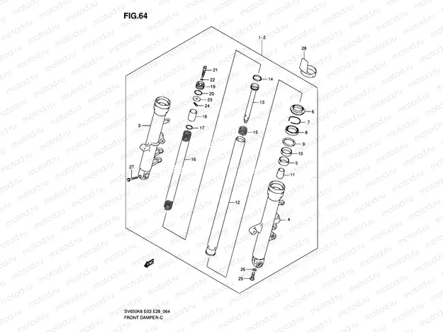 64 - FRONT DAMPER