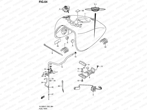 64 - FUEL TANK (VL1500L3 E02)