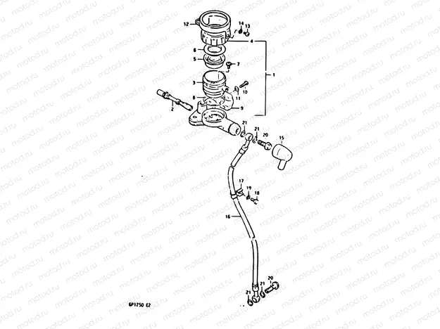 64 - MASTER CYLINDER (GP125X/D)