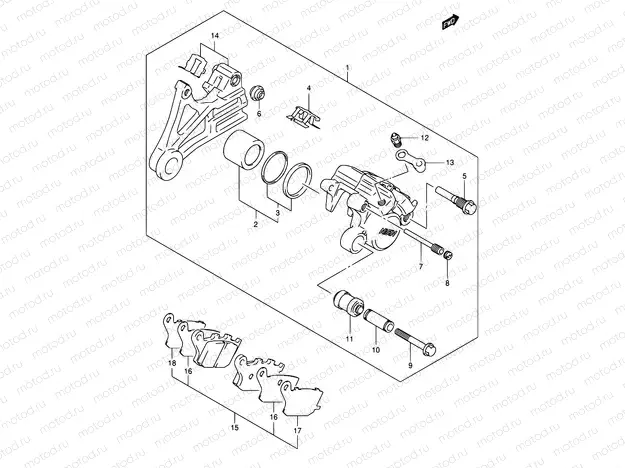 64 - REAR CALIPER