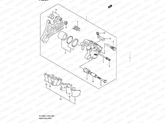 64 - REAR CALIPER