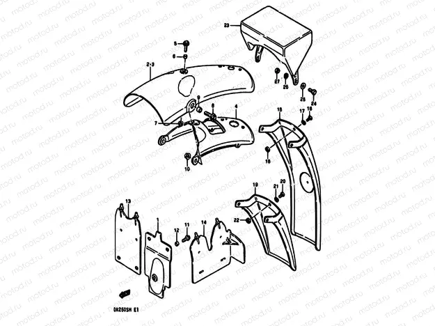 64 - REAR FENDER