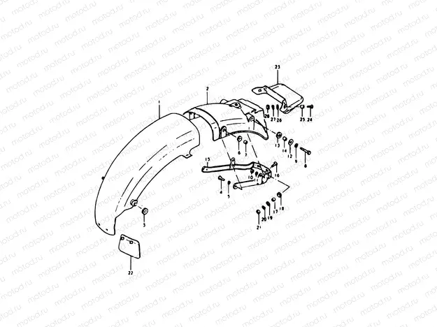 64 - REAR FENDER