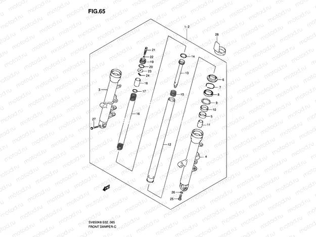 65 - FRONT DAMPER