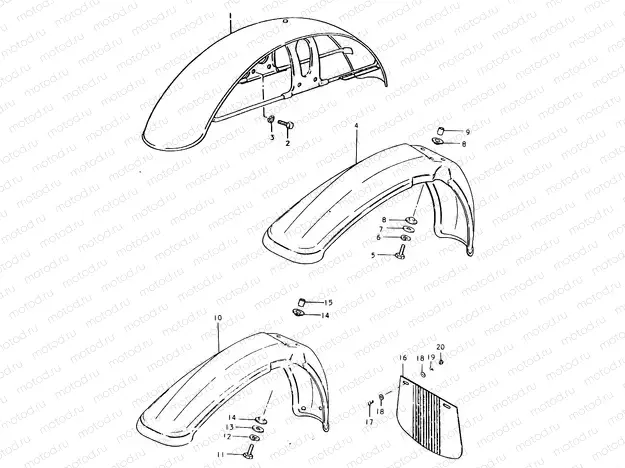 65 - FRONT FENDER