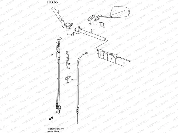 65 - HANDLEBAR