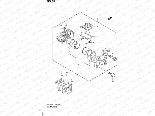 65 - REAR CALIPER