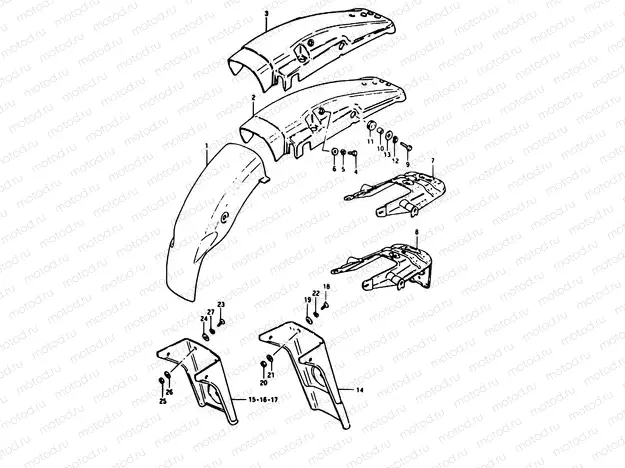 65 - REAR FENDER