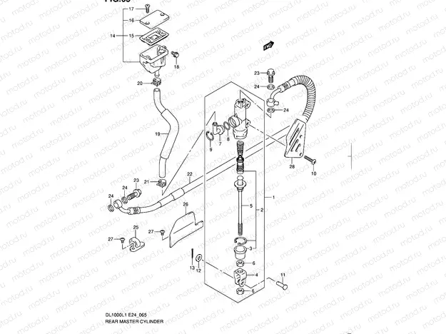 65 - REAR MASTER CYLINDER