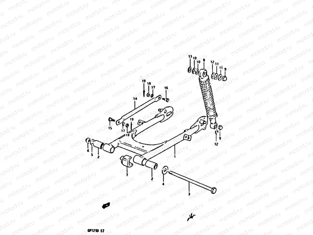 65 - REAR SWINGING ARM