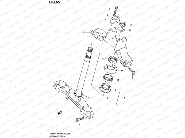 65 - STEERING STEM