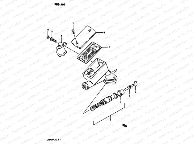 66 - CLUTCH MASTER CYLINDER