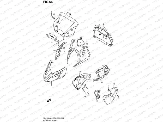 66 - COWLING BODY