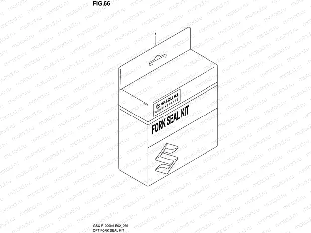 66 - FORK SEAL KIT