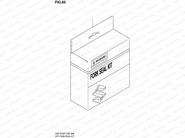 66 - FORK SEAL KIT