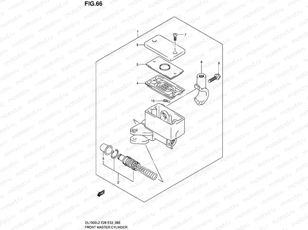 66 - FRONT MASTER CYLINDER