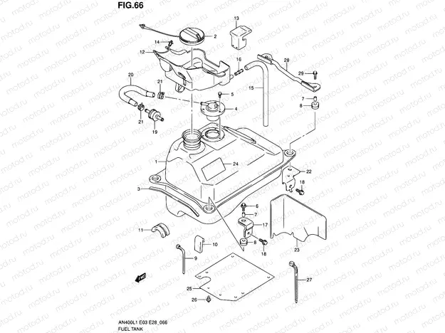 66 - FUEL TANK (AN400ZAL1 E28)