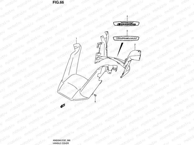 66 - HANDLE COVER