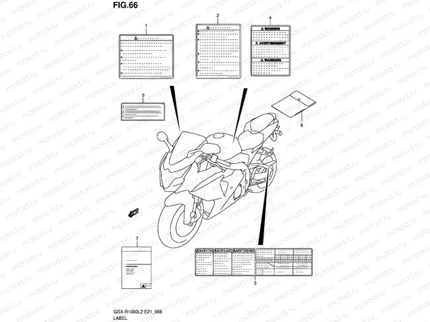 66 - LABEL (GSX-R1000L2 E21)