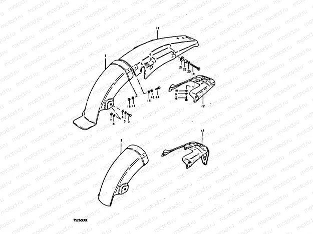 66 - REAR FENDER