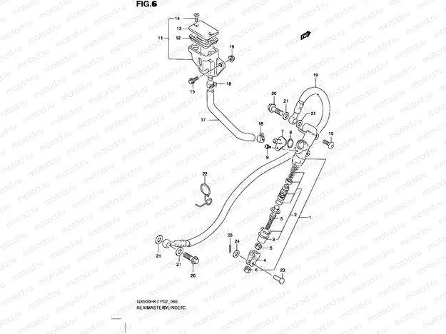 66 - REAR MASTER CYLINDER