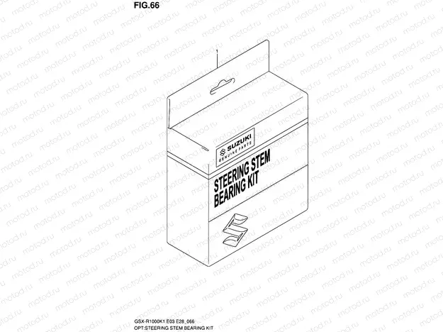66 - STEERING STEM BEARING KIT