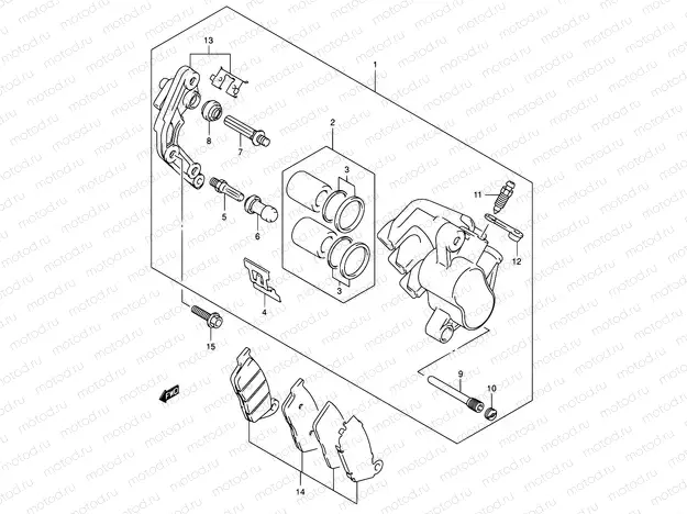 67 - FRONT CALIPER