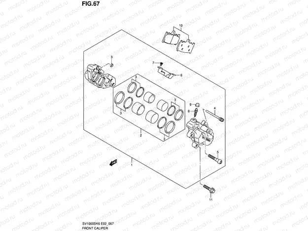 67 - FRONT CALIPER