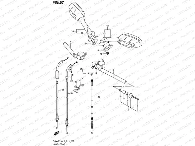 67 - HANDLEBAR