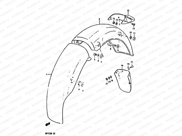 67 - REAR FENDER