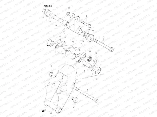 68 - CUSHION LEVER