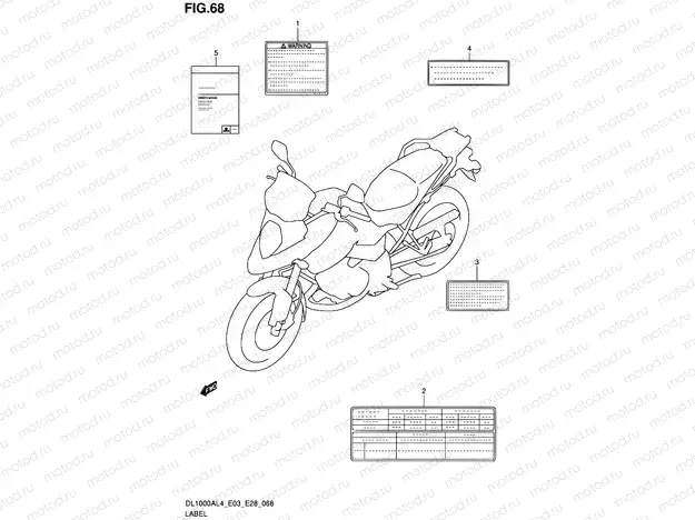 68 - LABEL (DL1000AL4 E03)