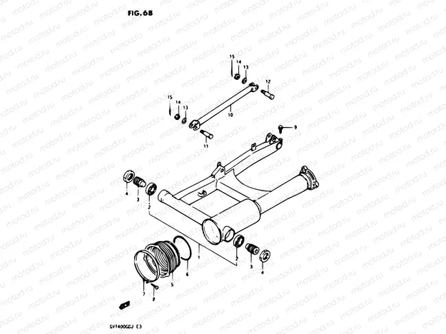 68 - REAR SWINGING ARM