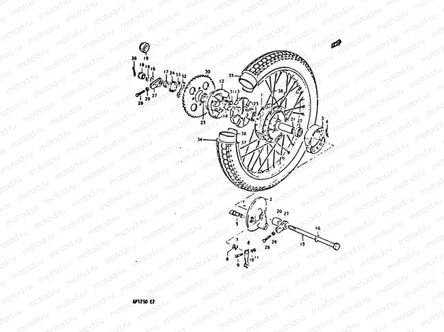 68 - REAR WHEEL
