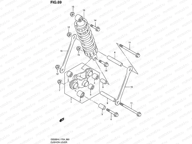 69 - CUSHION LEVER