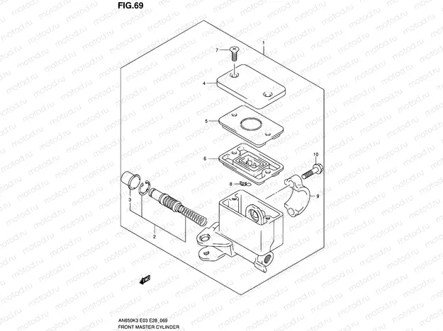 69 - FRONT MASTER CYLINDER