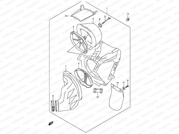 7 - AIR CLEANER (MODEL K1/K2)