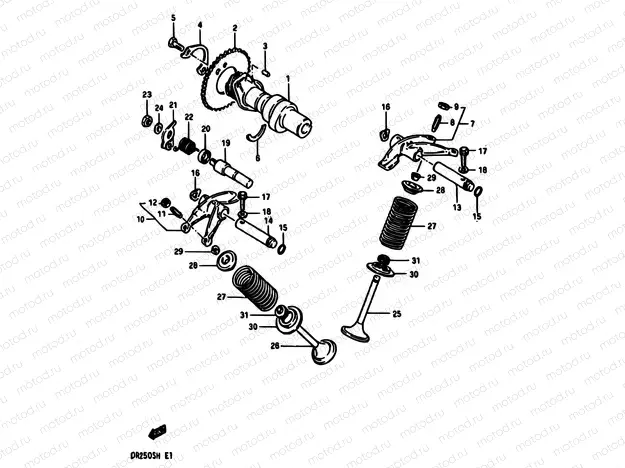 7 - CAM SHAFT-VALVE