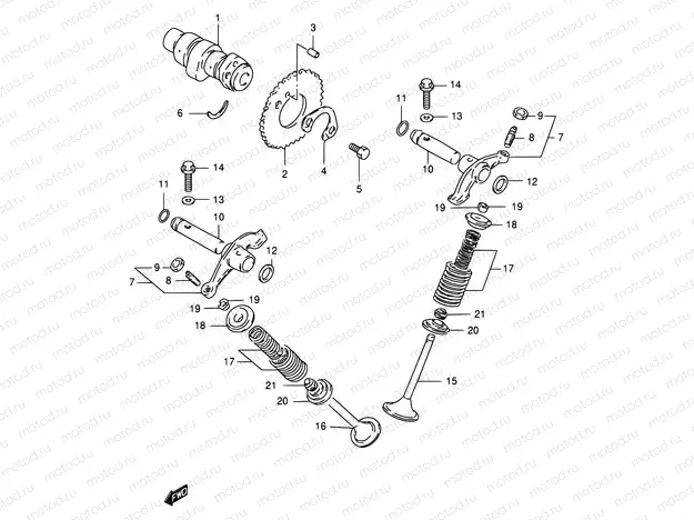 7 - CAM SHAFT - VALVE