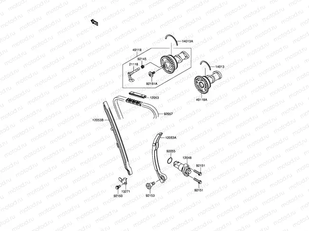 7 - CAMSHAFT/TENSIONER
