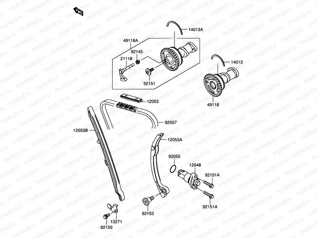 7 - CAMSHAFT/TENSIONER