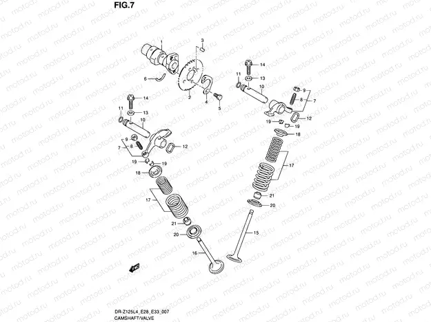 7 - CAMSHAFT/VALVE